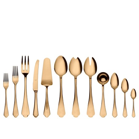 Mepra Dolce Vita Flatware Set - 67 Pieces - Gold 106422067O
