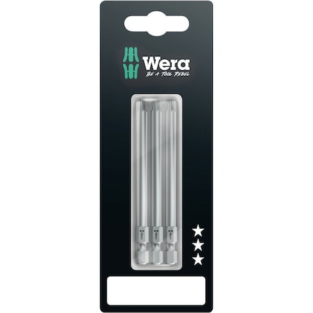 Wera 867/4 Z SB Bits, TX 25 x 89 mm, 3 pieces 5073473001