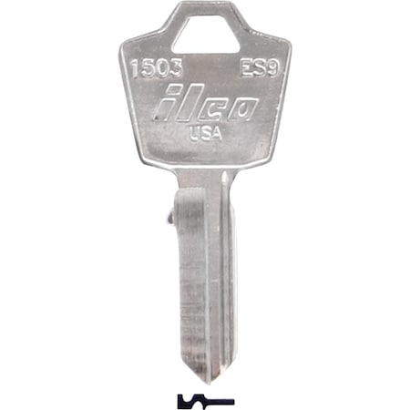Ilco ESP Nickel Plated Mailbox Key 1503, 10PK IAL0108001B