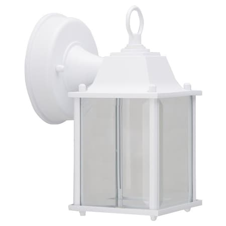 Soundbest Int Sourcing Boston Harbor Outdoor Wall Lantern, 120 V, 6.65 W, LED Lamp, 320 Lumens, 3000 K Color Temp 0038-WD-WH