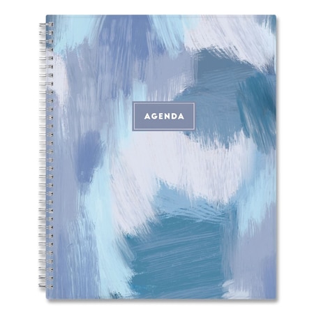 Blue Sky Tanya Blue Academic Year Daily Planner, 11 x 8.5, Supports Four Academic Years: 2025-2028 156259