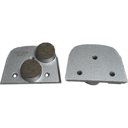 Vantage Product Diamond Grinding Disc for Lavina Grinders, 2 Round Segment, 120 Grit, Soft Bond M-LAV-2R120-S