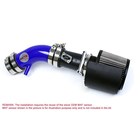 Hps Performance Air Intake Kit with Heat Shield, Blue,  827-570BL