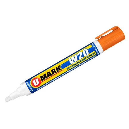 U-Mark Water Based Paint Marker Orang, 12 PK 10857