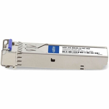 Add-On MSA AND TAA COMPLIANT 1000BASE-BX SFP TRANSCEIVER SMF, 1310NMTX/1550NMRX,  SFP-1G-BX35-U-SC-AO