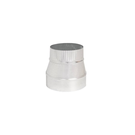 Imperial Furnace Pipe Reducer 10in D X 8in D Galvanized Steel Gray GV1353