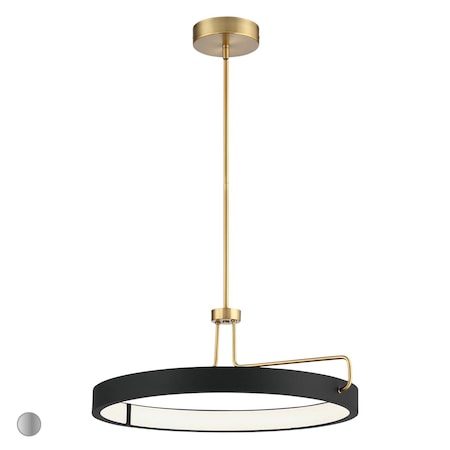 Eurofase Forster Transitional LED Chandelier, 76-Light, 3600 Lumens, Soft White/Black 37082-017