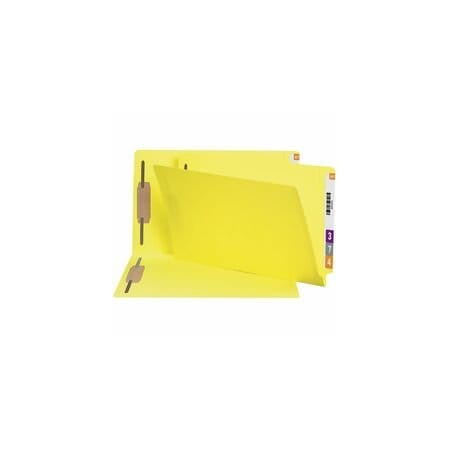 Smead Folder, End Tab, Fastener, Yellow, 50PK 28940