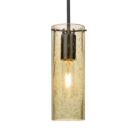 Besa Lighting Besa Juni 10 Pendant, Gold Bubble, Black Finish, 1x 60W MAX E26 Base 1JT-JUNI10GD-BK