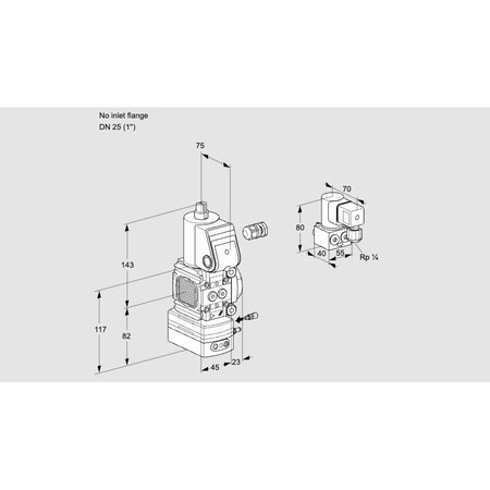 Honeywell Kromschroder VAG1-/25R/NWAE KS88028236