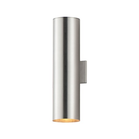 Maxim Outpost 2-Light 6W X 22"H Outdoor Wall Sconce" 26109AL