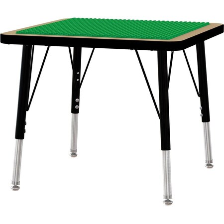 Jonti-Craft Adjustable Building Table-Preschool Brick Compatible-15-24 in.H 5719JCE