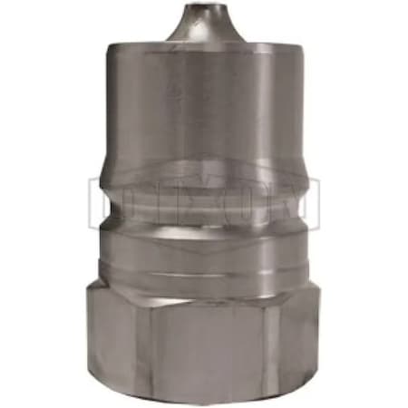 Dixon DQC HS Interchange Steam Female Plug, 1/4-18 Nominal, Female NPTF, Steel HS2F2
