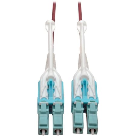 Eaton Tripp Lite Series 10G Duplex Multimode 50/125 OM4 LSZH Fiber Optic Cable LC/LC, Push/Pull N821-05M-MG-T