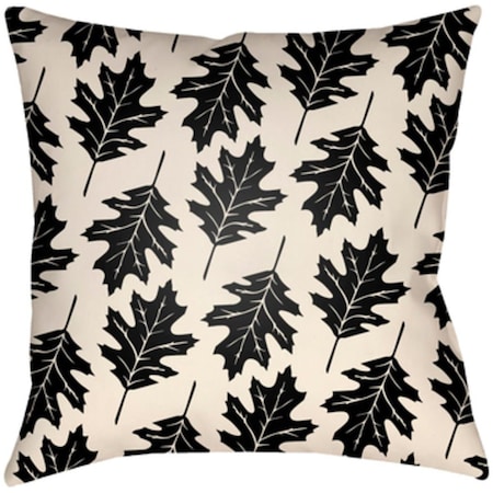 Artistic Weavers Lodge Cabin Autumn Poly Filled Pillow - Black & Beige - 26 x 26 in. LGCB2077-2626