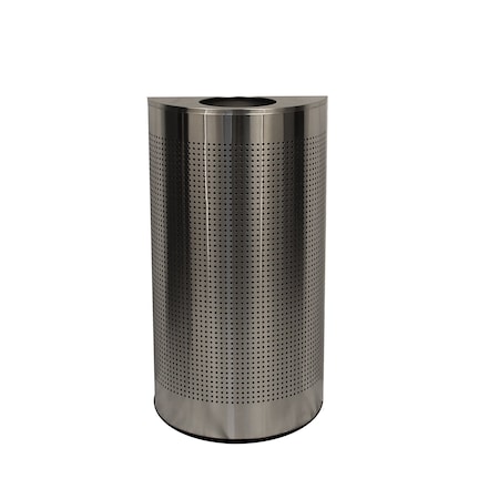 Witt Industries Half Round Receptacle, Stainless CLHR12-SS