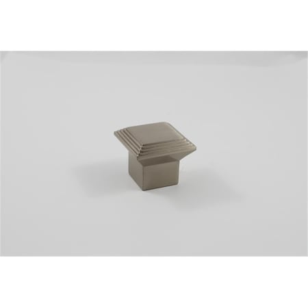 Procomfort Square Cabinet Knob, Satin Nickel PR821841