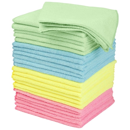 Stalwart Microfiber Cleaning Cloths, 24PK 75-HT2003