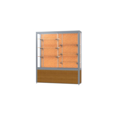 Ghent Display Case 60x66x16, Cork, Satin 10405CK-SN-K