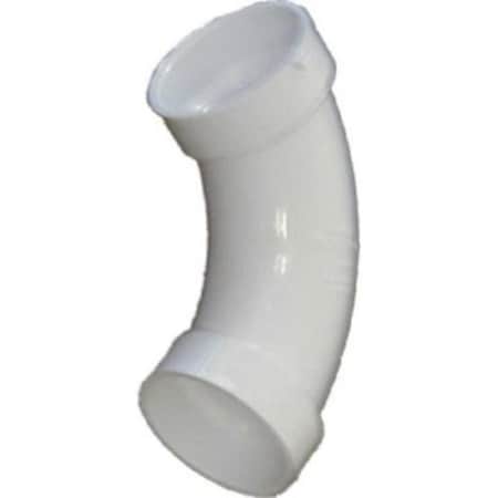 Charlotte Pipe And Foundry PVC 003040800HA 2 IN 90 LONG SWEEP ELBOW PVC DWV PVC 00304  0800HA