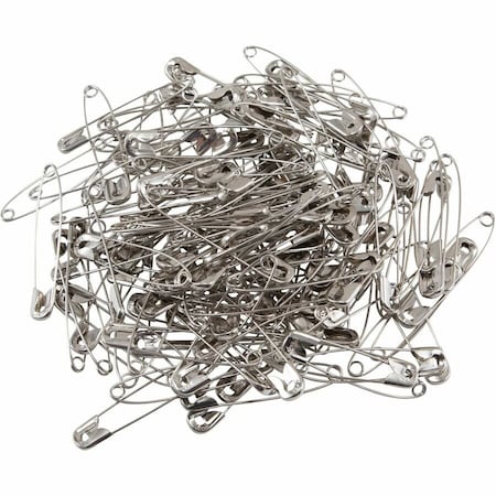 Cli Safety Pins, Gray, 144PK LEO83200