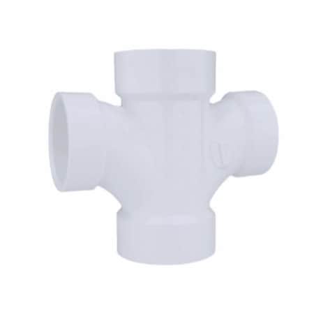 Charlotte Pipe And Foundry 2x112 DBL Sani Tee PVC 00429 0600HA
