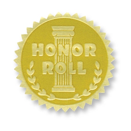Flipside Hayes Gold Foil Embossed Seals Honor Roll, 3PK H-VA370-3
