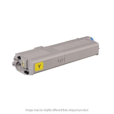 Okidata Replacement, YELLOW Compatible Toner, 6,000 page yield 46490601