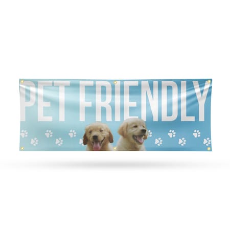 Signmission Pet Friendly, 24 Inch x 72 Inch, Vinyl Banner B-72-30784