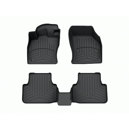 Weathertech Black, Front and Rear FloorLiner HP 441317-1-2IM