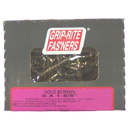 Primus Source Prime Source 1 Lb 1-.63in. Gold Screws For General Construction 158GS1