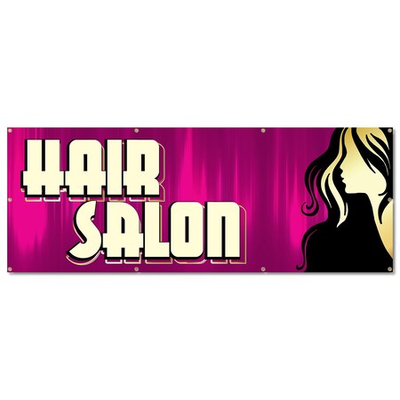 Signmission Hair Salon, 36 Inch, Banner B-96-30384