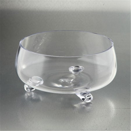 Standalone 5 x 10.5 in. Footed Bowl, Clear ST991133