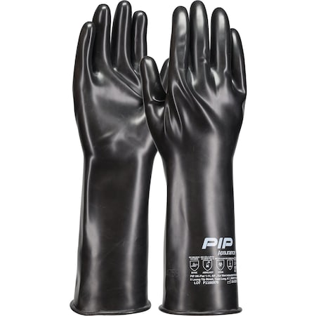 Pip 20 Mil Butyl Rubber Glove with Smooth Grip-14" BUT05/10