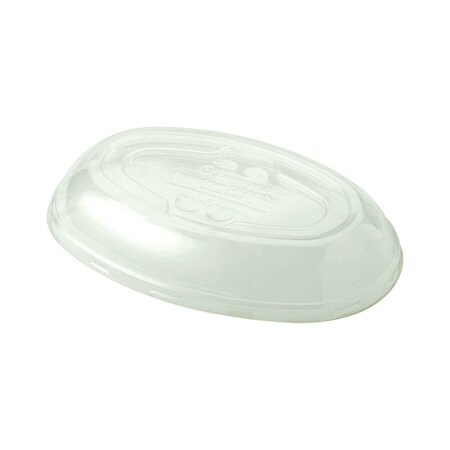 World Centric Ingeo Compostable Small Burrito Bowl Lid, PK50 BOL-CS-UBBS