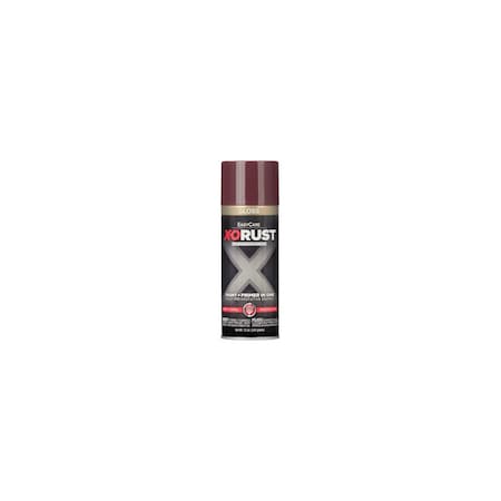 True Value Anti-Rust Enamel Spray Paint & Primer, Shutter Burgundy Gloss, 12-oz. XOP40-AER