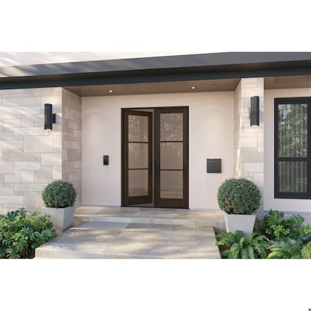 Doornmore G103, 66.5" x 98" ( 2x32" Door) Left Hand, Mahogany SDL 3 Lite Exterior Door G103-SW-3296_2_LI