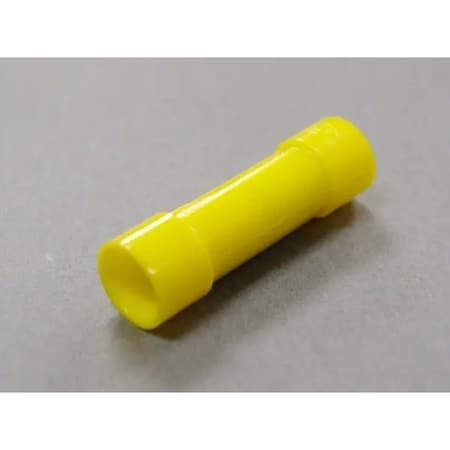 Nichifu Vinyl Insulated Butt Connector, Flared, 12-10 AWG TMV B-5.5-YEL