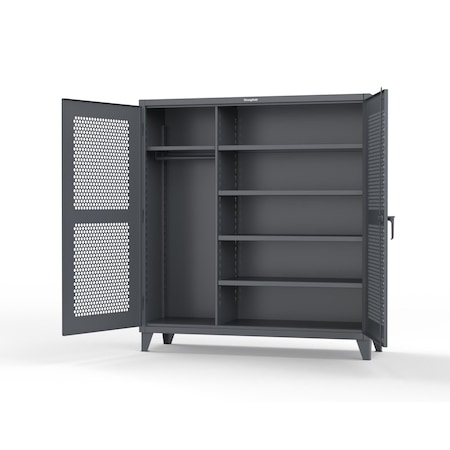 Strong Hold 7 GA Industrial Shop Table with Side Guards T10836SG