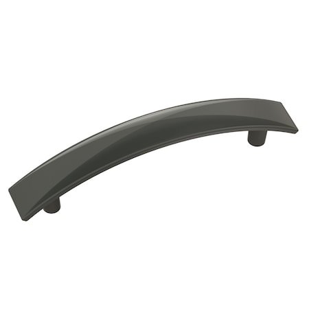 Amerock Extensity 3-3/4 in 96 mm Center-to-Center Matte Black Cabinet Pull BP29385FB