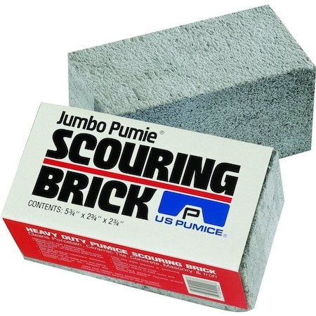 Jumbo Pumie Scouring Brick, 5-3/4 in L, 2-3/4 in W JPS-12
