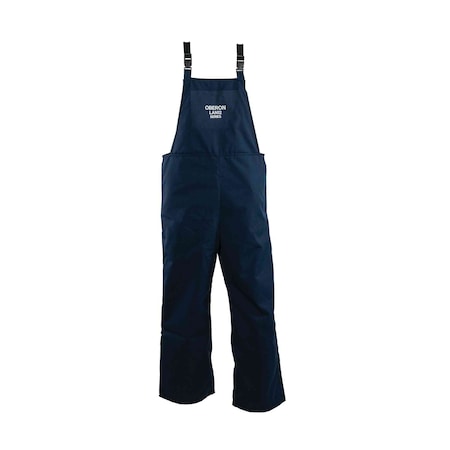 Oberon Bib Overalls, 40 in Waist, Navy Blue LAN2ST-BIB-XL