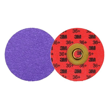 3M Cubitron Quick-Change Disc, Ceramic, 3 in Dia., PK50 7100331744