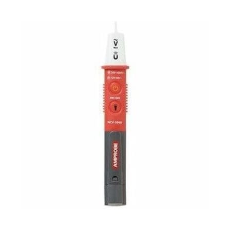 Amprobe Voltage Detector, 12 to 1000V AC, 6 1/8 in Length, Audible, Visual Indication NCV-1040