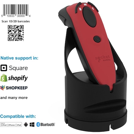 Socket Mobile D740 V20 Red w/ Dock CX3781-2541