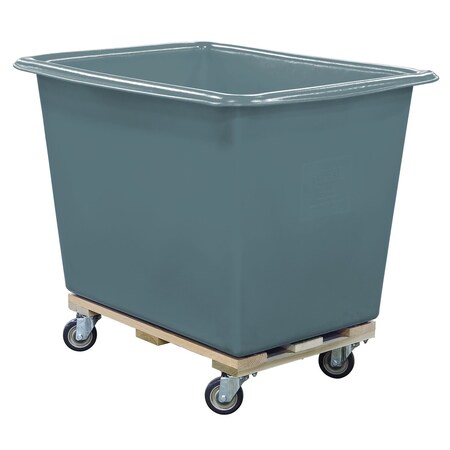 Royal Basket Trucks Cube Truck, Gray, Polyurethane G10-GRX-PTD-4UNN