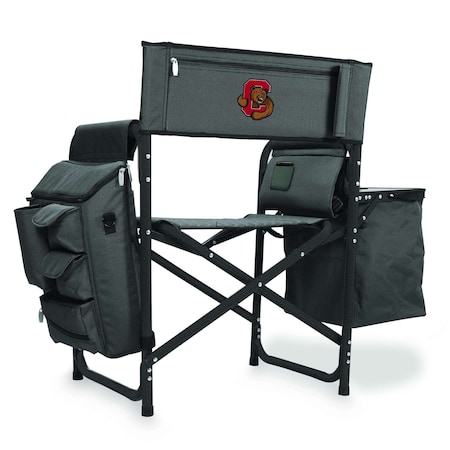 Picnic Time Family Of Brands NCAA Cornell Big Red Fusion Camping Chair with Side Table and Soft Cooler 807-00-679-684-0