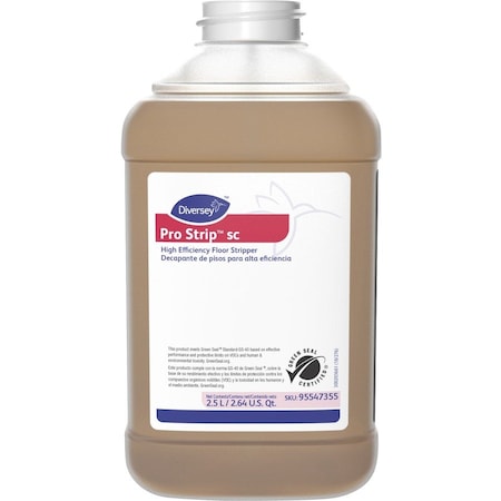 Diversey High Efficiency Floor Stripper, 2.5L Bottle, 2 PK 95547355