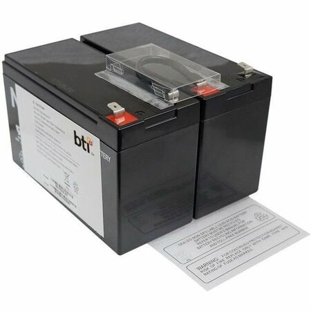 Battery Technology BTI 12V 7A 2-CELL LEAD ACID UPS BATTERY FOR CYBERPOWER PR750LCD3C, RB1270X2F-TAA