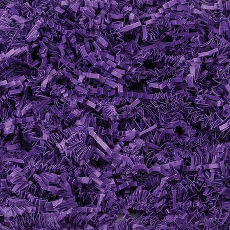 Nashville Wraps Purple Crinkle Cut Shredded Paper, 10 lb Box ZF10PU